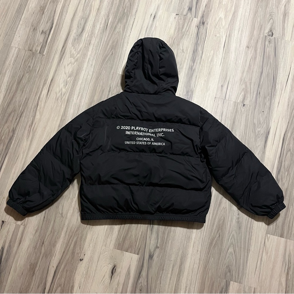 Playboy by Pacsun 2020 Enterprises Black Puffer Jacket - Picture 2 of 8